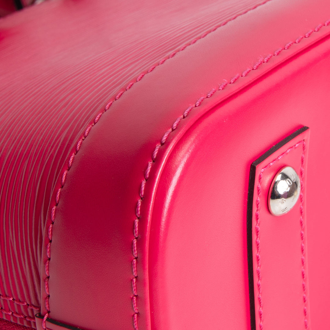 LOUIS VUITTON Alma BB Epi Pink