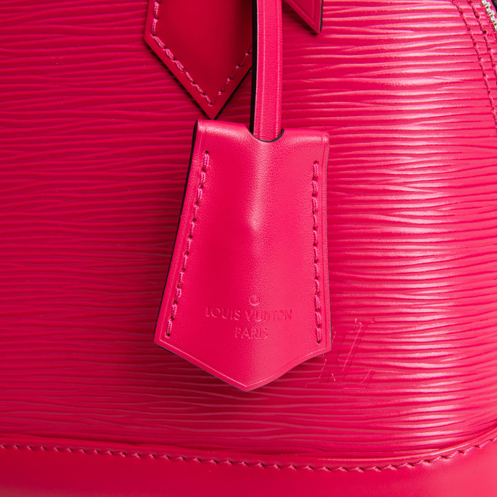 LOUIS VUITTON Alma BB Epi Pink