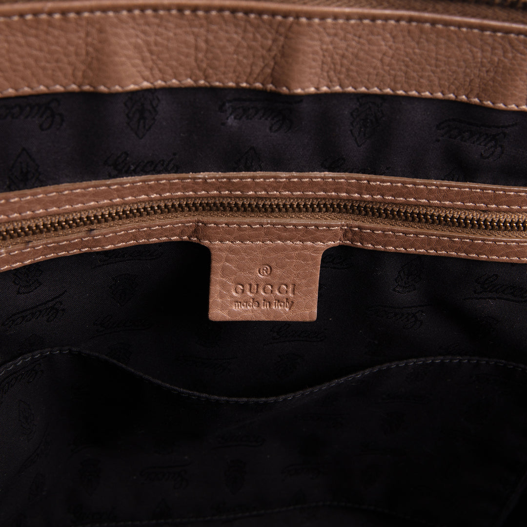 GUCCI 1973 Top Handle Suede Bag OUTLET FINAL SALE