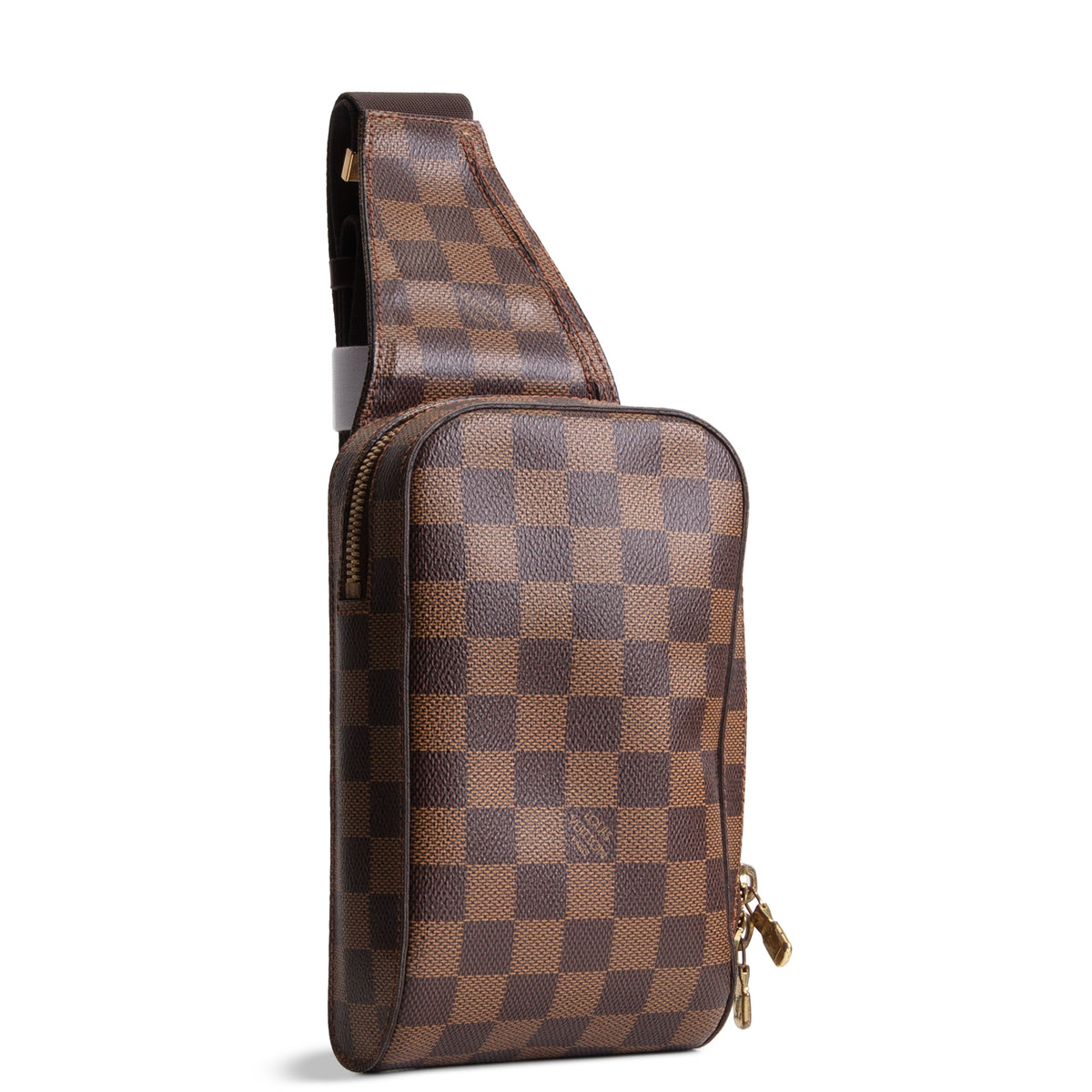 LOUIS VUITTON Vintage Damier Ebene Geronimos Sling Bag