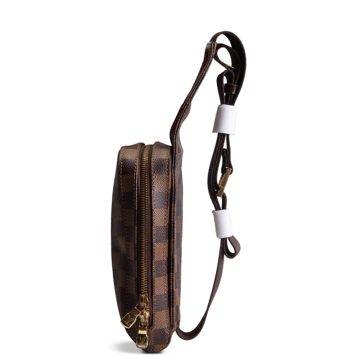 LOUIS VUITTON Vintage Damier Ebene Geronimos Sling Bag