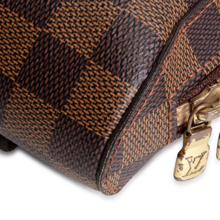 LOUIS VUITTON Vintage Damier Ebene Geronimos Sling Bag