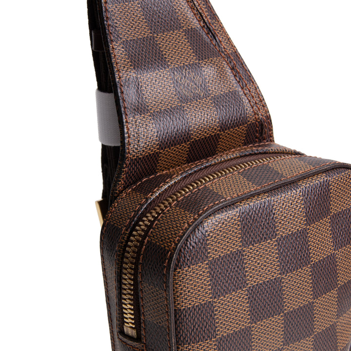 LOUIS VUITTON Vintage Damier Ebene Geronimos Sling Bag