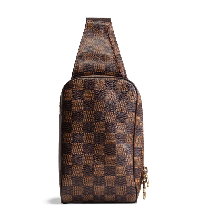LOUIS VUITTON Vintage Damier Ebene Geronimos Sling Bag