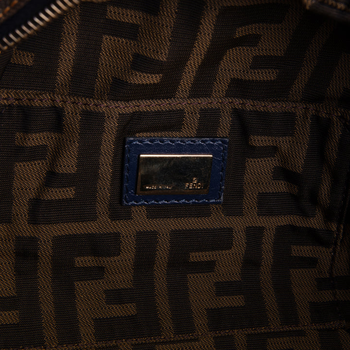 FENDI Denim Spy Bag - Dark Wash Navy Blue