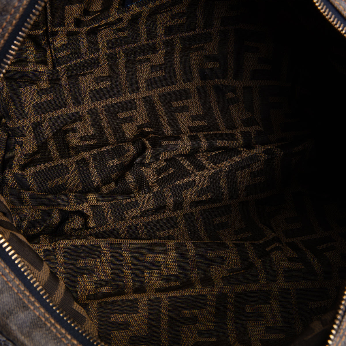 FENDI Denim Spy Bag - Dark Wash Navy Blue