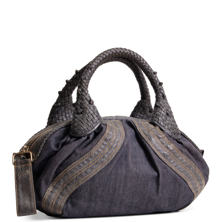 FENDI Denim Spy Bag - Dark Wash Navy Blue