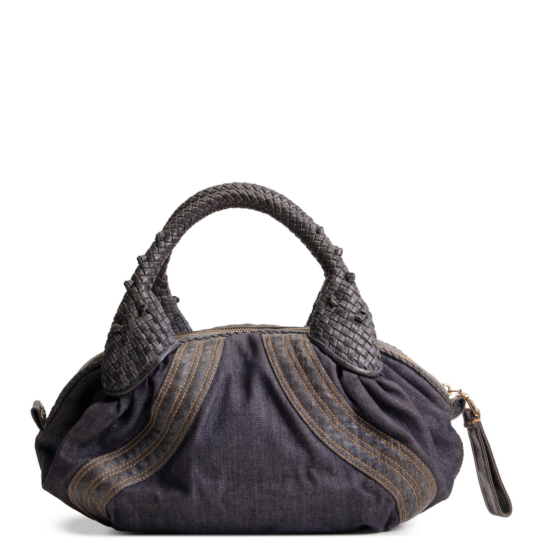 FENDI Denim Spy Bag - Dark Wash Navy Blue