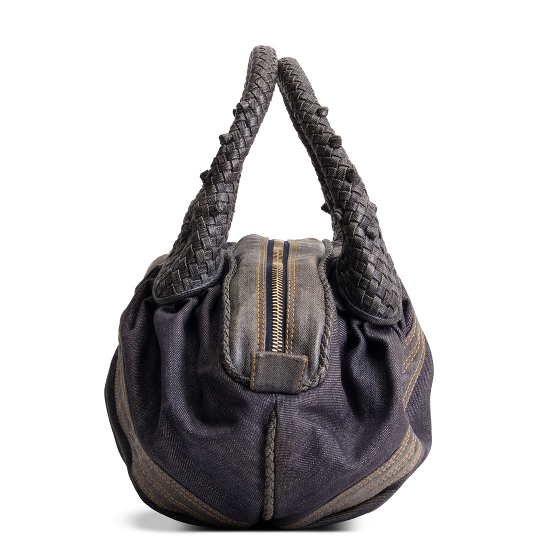 FENDI Denim Spy Bag - Dark Wash Navy Blue