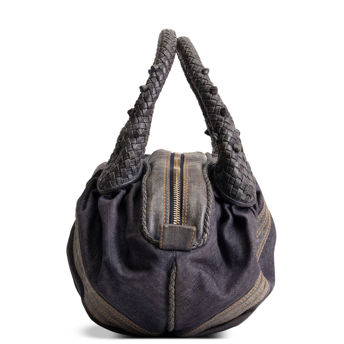 FENDI Denim Spy Bag - Dark Wash Navy Blue