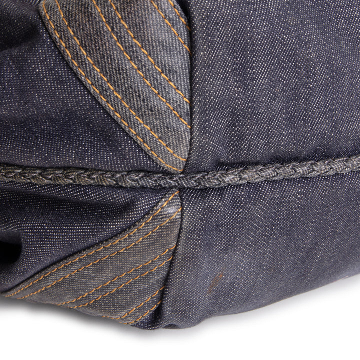 FENDI Denim Spy Bag - Dark Wash Navy Blue