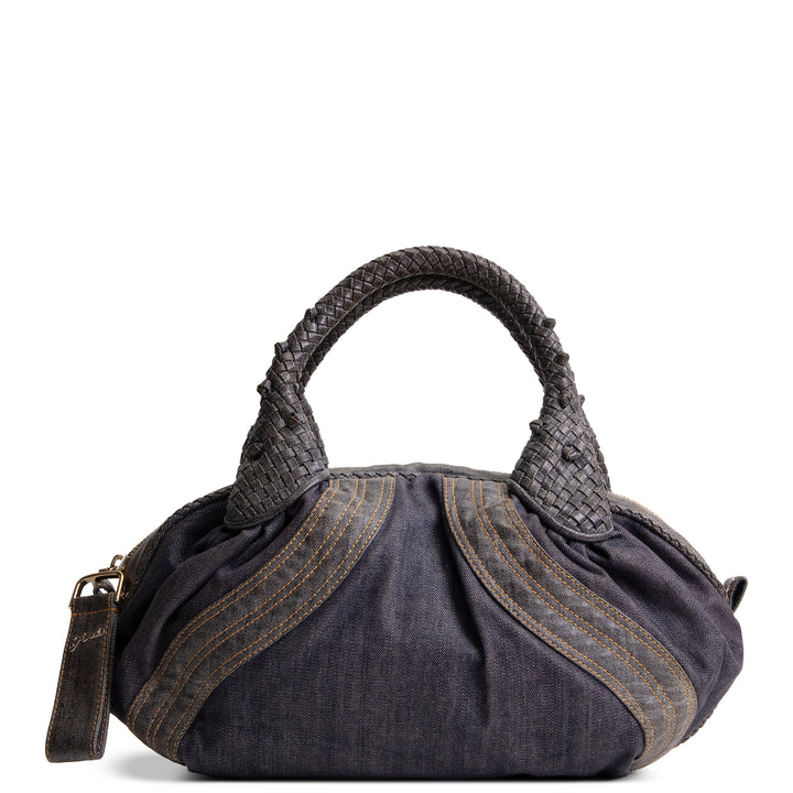 FENDI Denim Spy Bag - Dark Wash Navy Blue