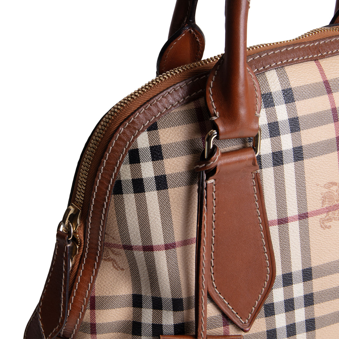 BURBERRY Haymarket Orchard Bag - Medium OUTLET FINAL SALE
