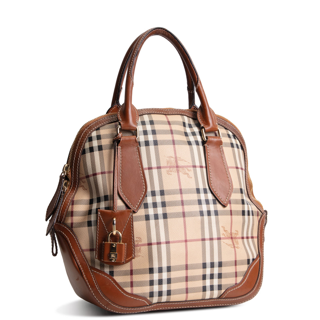 BURBERRY Haymarket Orchard Bag - Medium OUTLET FINAL SALE