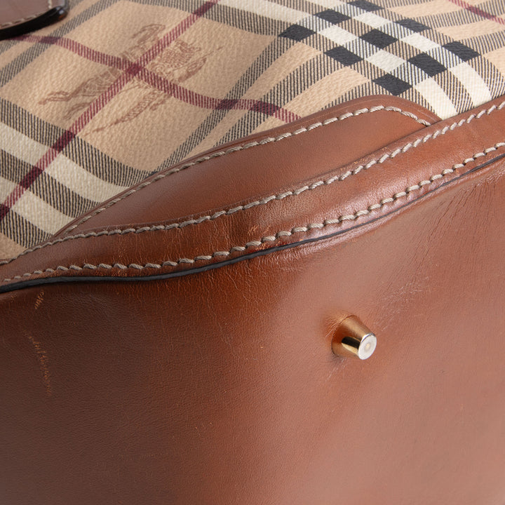 BURBERRY Haymarket Orchard Bag - Medium OUTLET FINAL SALE