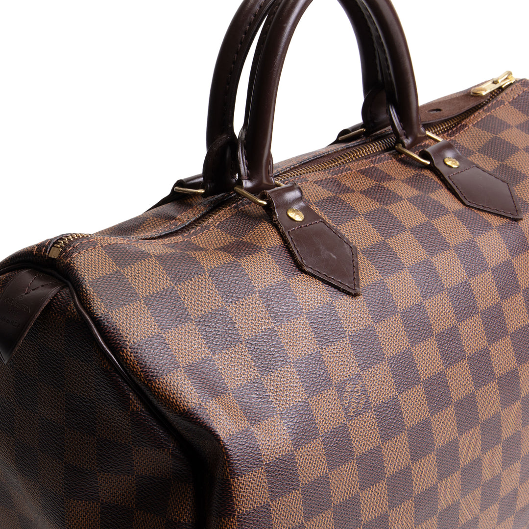 LOUIS VUITTON Damier Ebene Speedy 35