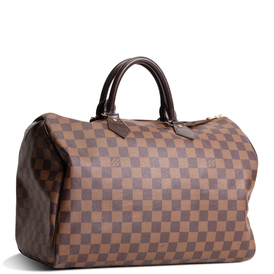 LOUIS VUITTON Damier Ebene Speedy 35