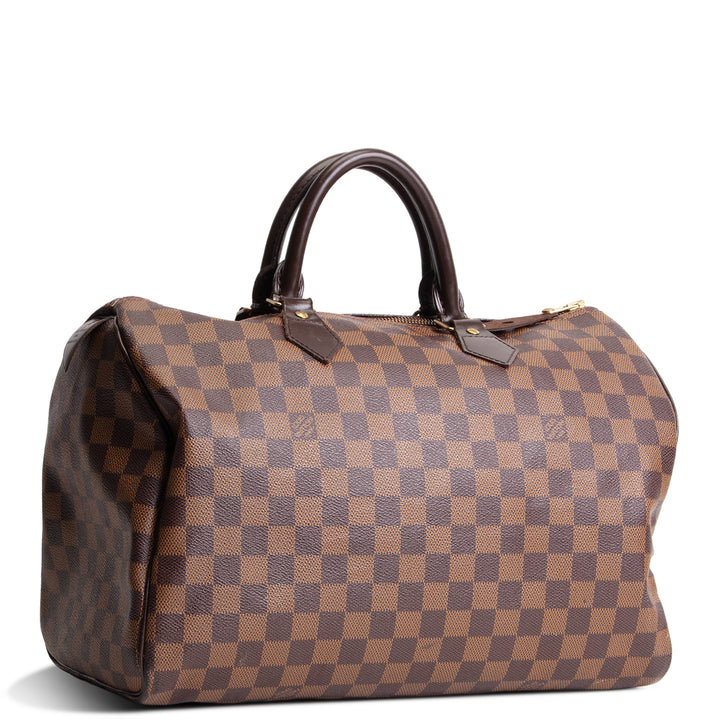LOUIS VUITTON Damier Ebene Speedy 35