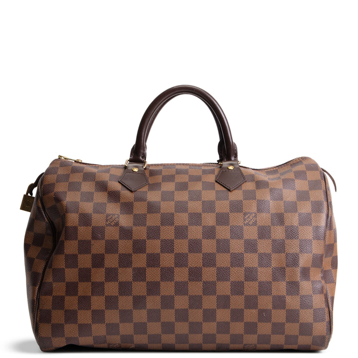 LOUIS VUITTON Damier Ebene Speedy 35