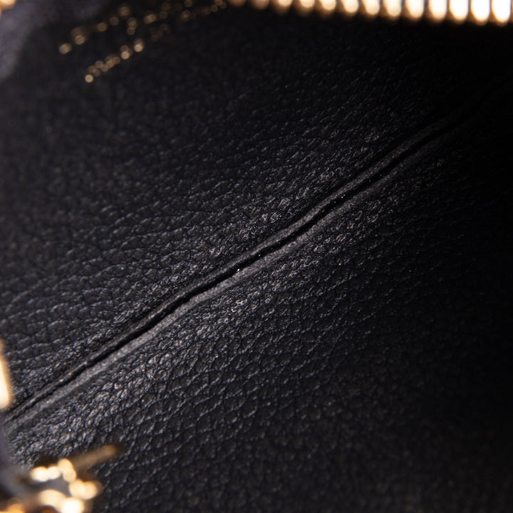 LOUIS VUITTON Key Pouch Empreinte - Black