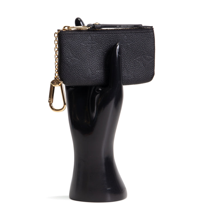 LOUIS VUITTON Key Pouch Empreinte - Black