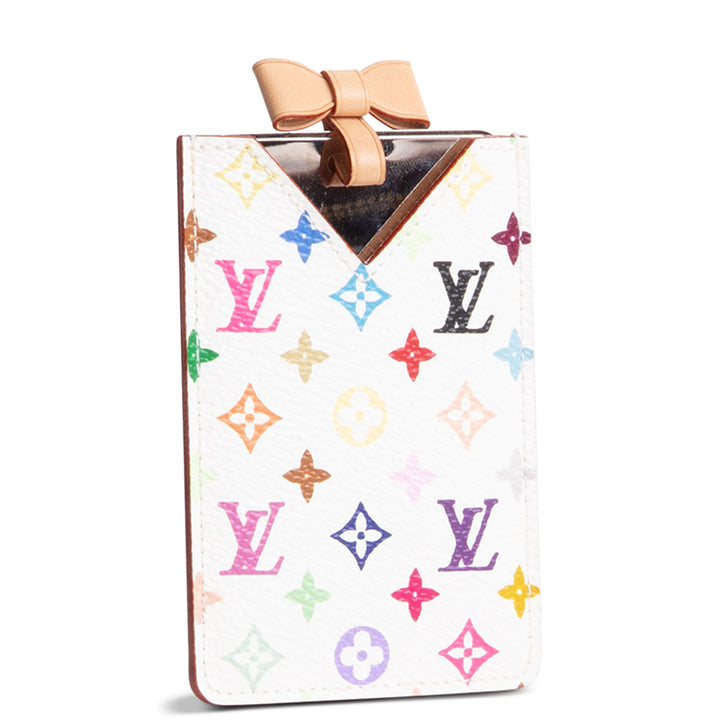 LOUIS VUITTON Multicolore Monogram Etui Mirror &amp; Case - White