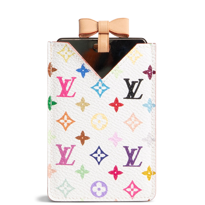 LOUIS VUITTON Multicolore Monogram Etui Mirror &amp; Case - White