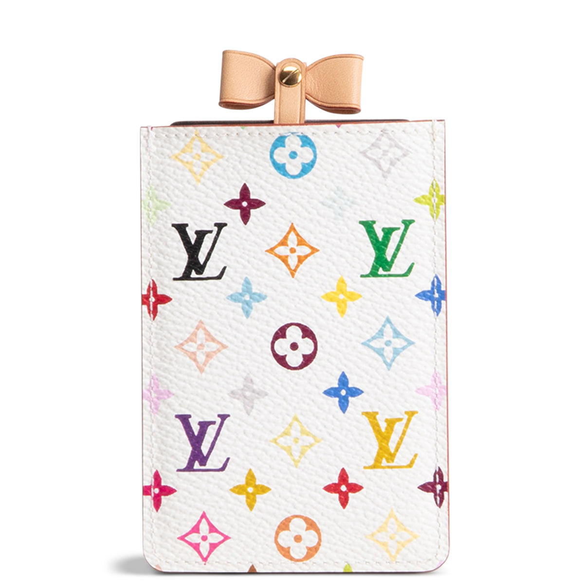 LOUIS VUITTON Multicolore Monogram Etui Mirror &amp; Case - White