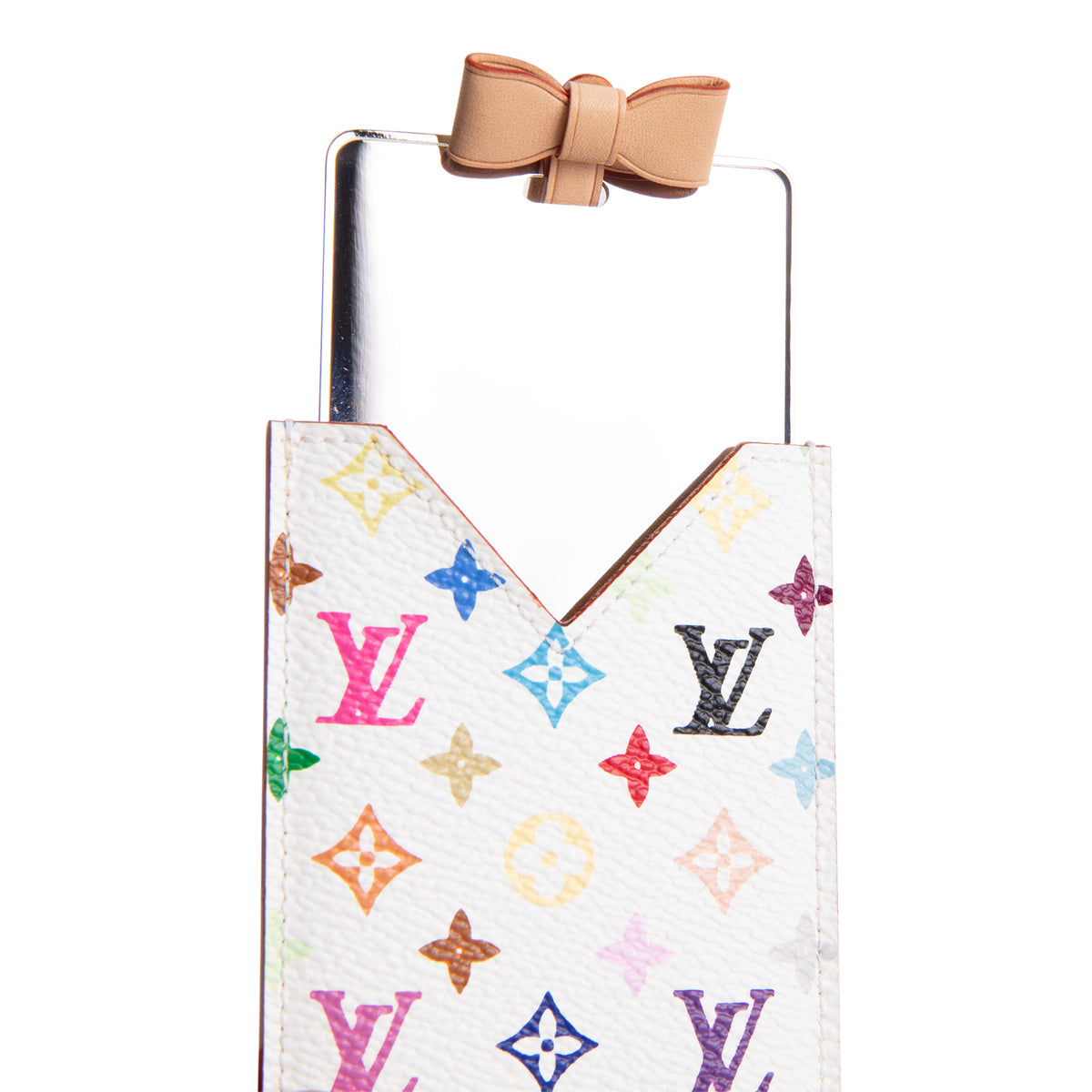 LOUIS VUITTON Multicolore Monogram Etui Mirror &amp; Case - White