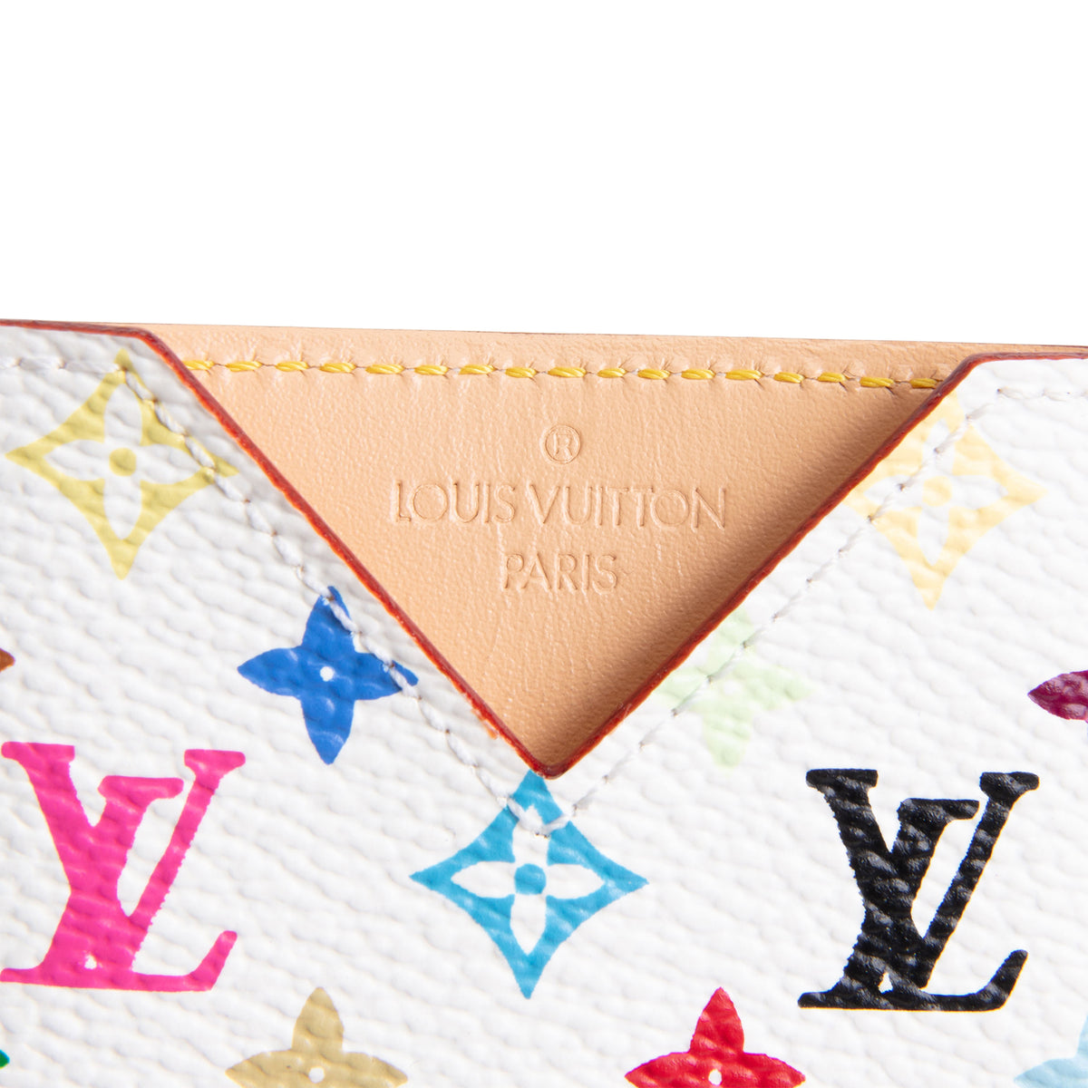 LOUIS VUITTON Multicolore Monogram Etui Mirror &amp; Case - White