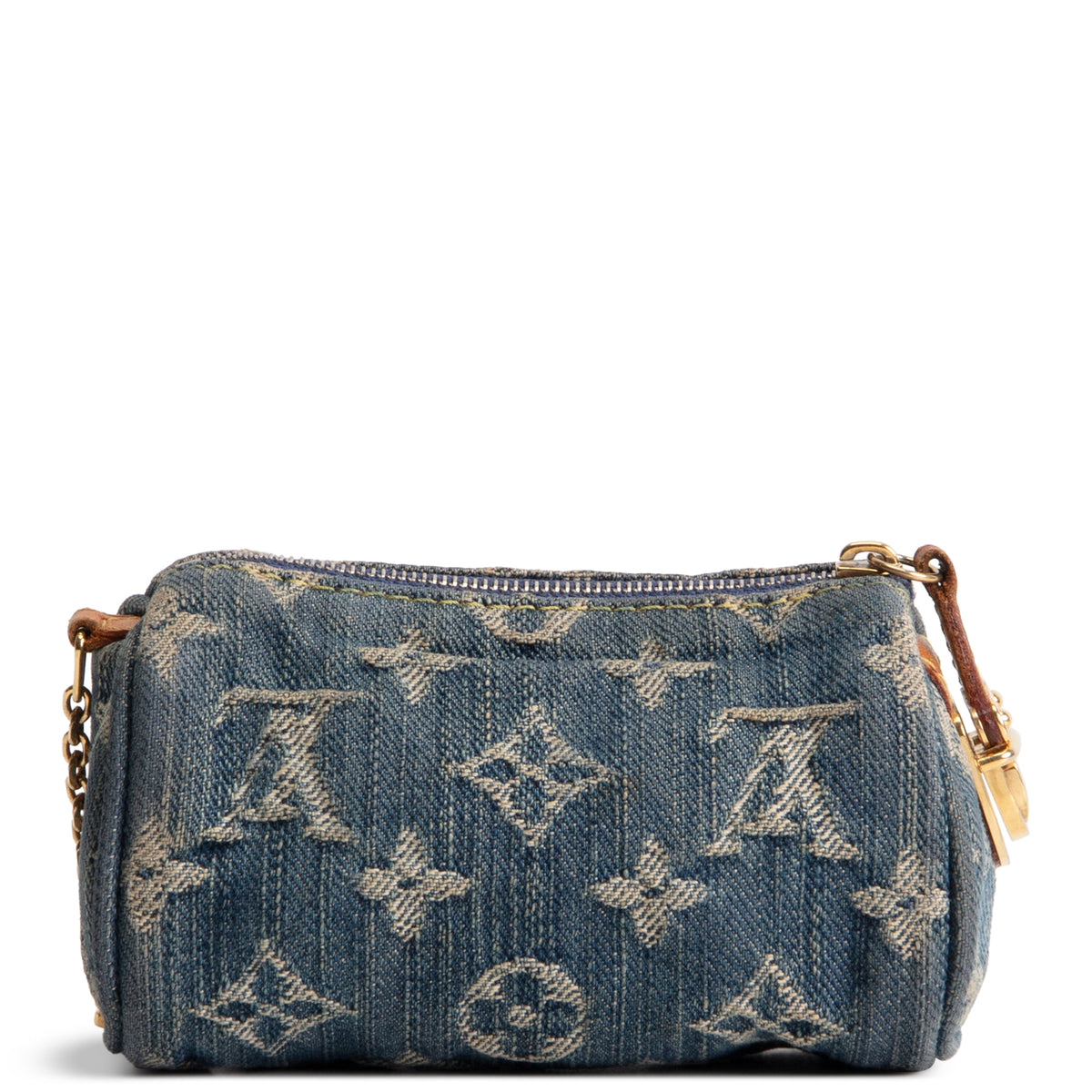 LOUIS VUITTON Trousse Speedy Pouch Denim Monogram - Blue