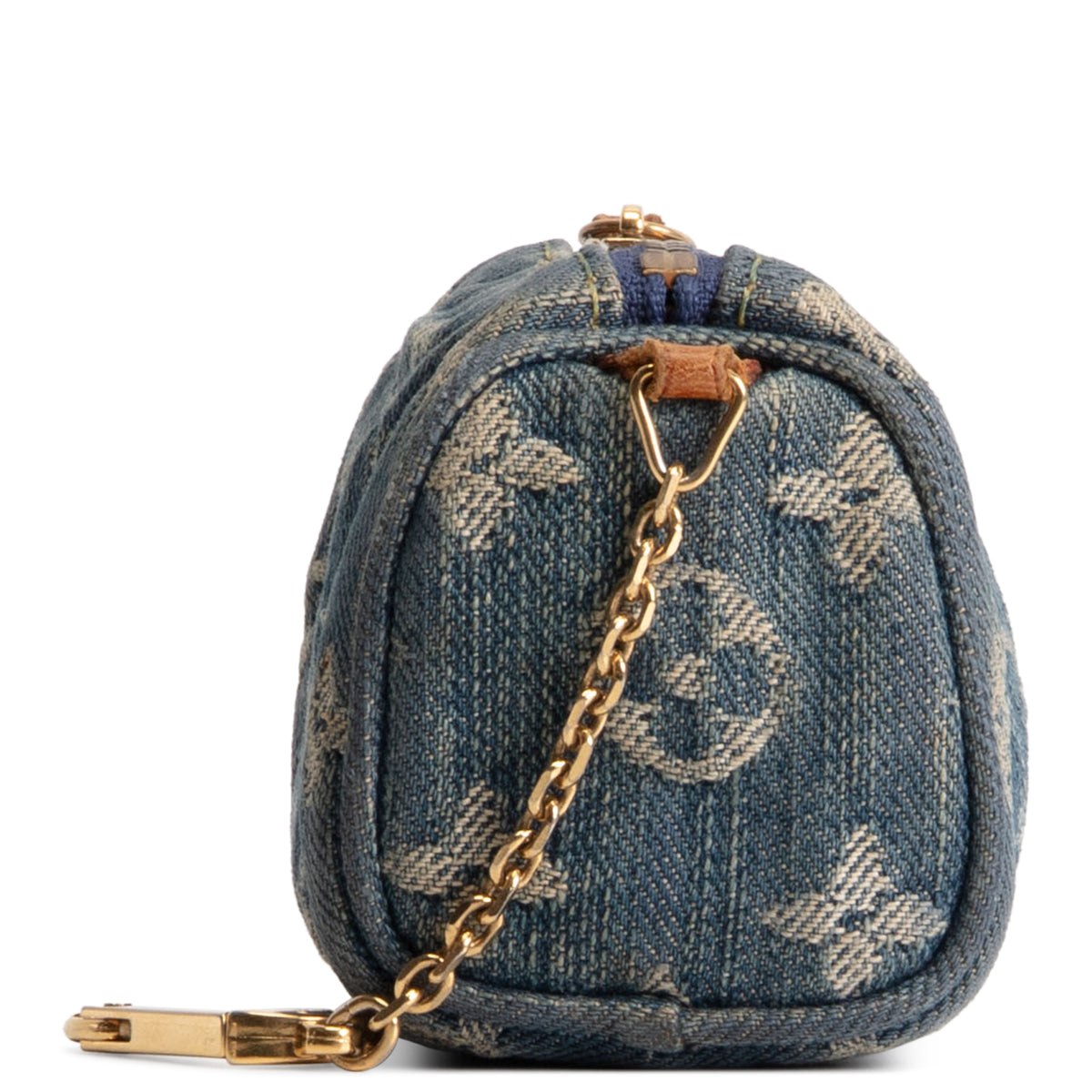 LOUIS VUITTON Trousse Speedy Pouch Denim Monogram - Blue