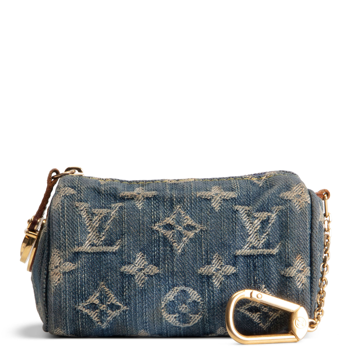 LOUIS VUITTON Trousse Speedy Pouch Denim Monogram - Blue
