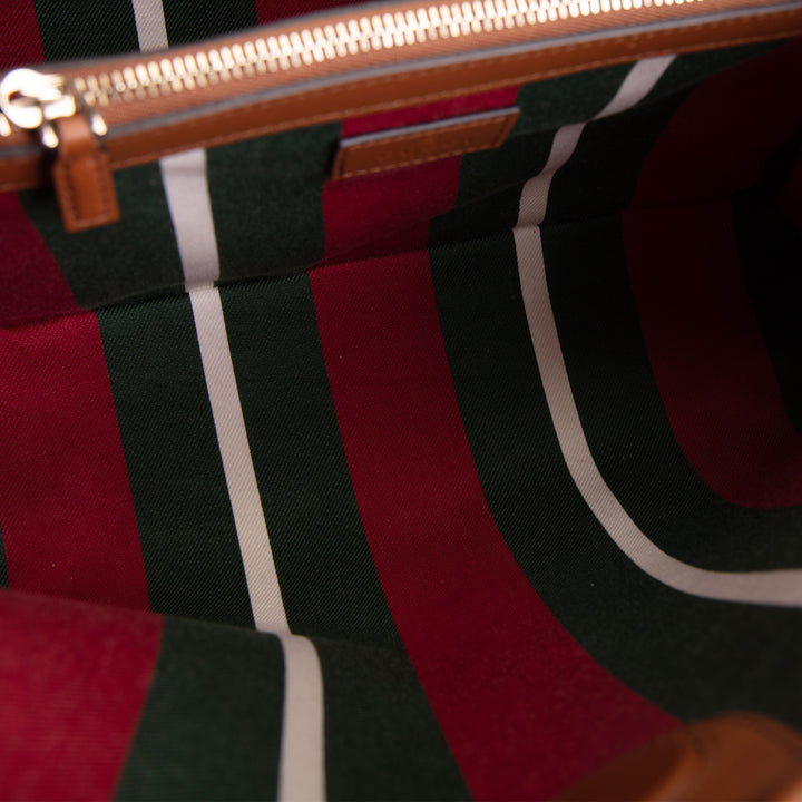 GUCCI GG Supreme Emblem Bucket Bag