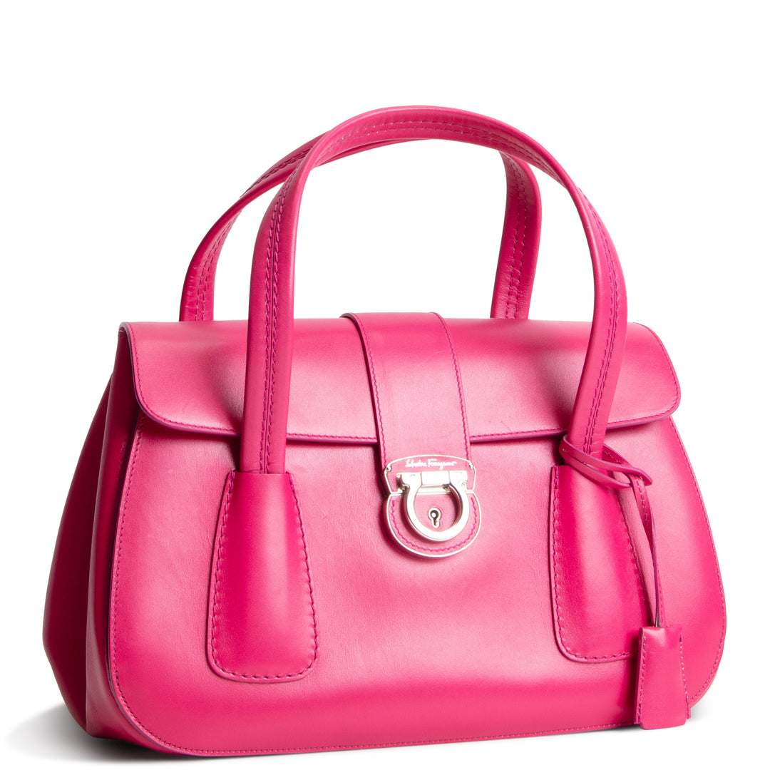 FERRAGAMO Top Handle Handbag - Hot Pink