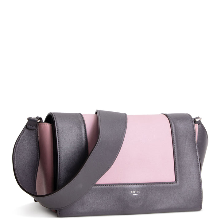 CELINE Medium Frame Shoulder Bag - Liquorice/Antique Rose