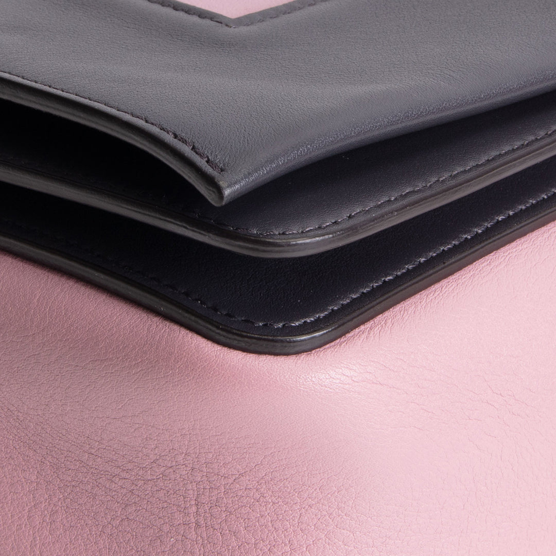 CELINE Medium Frame Shoulder Bag - Liquorice/Antique Rose