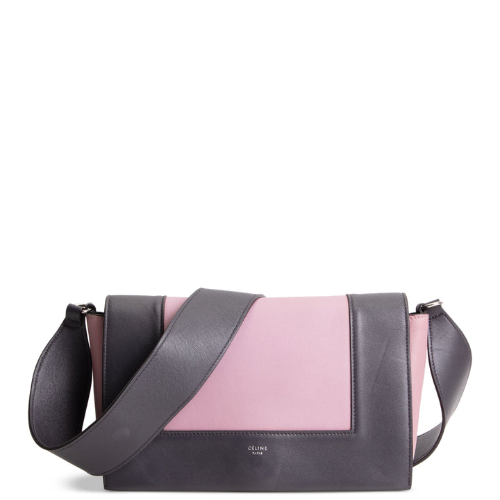 CELINE Medium Frame Shoulder Bag - Liquorice/Antique Rose