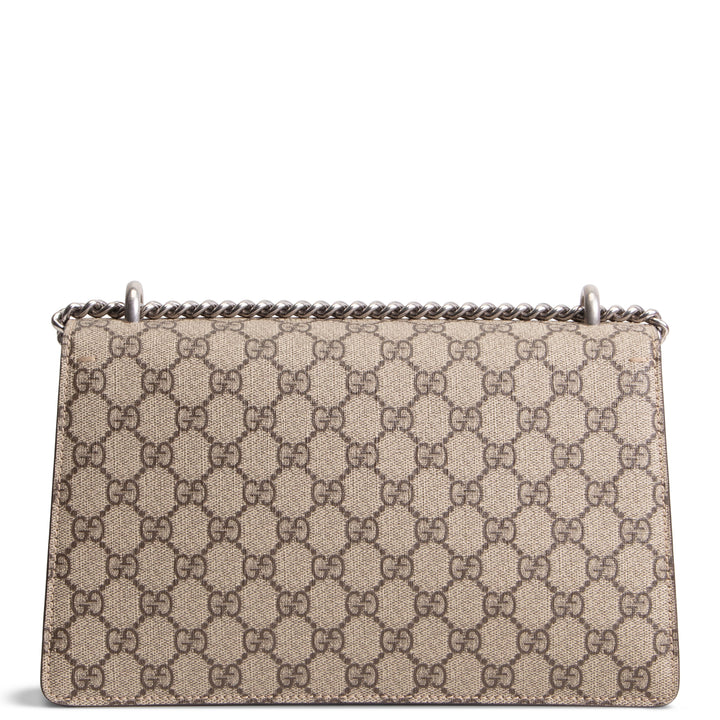 GUCCI GG Supreme Small Dionysus Shoulder Bag - Beige & Ebony
