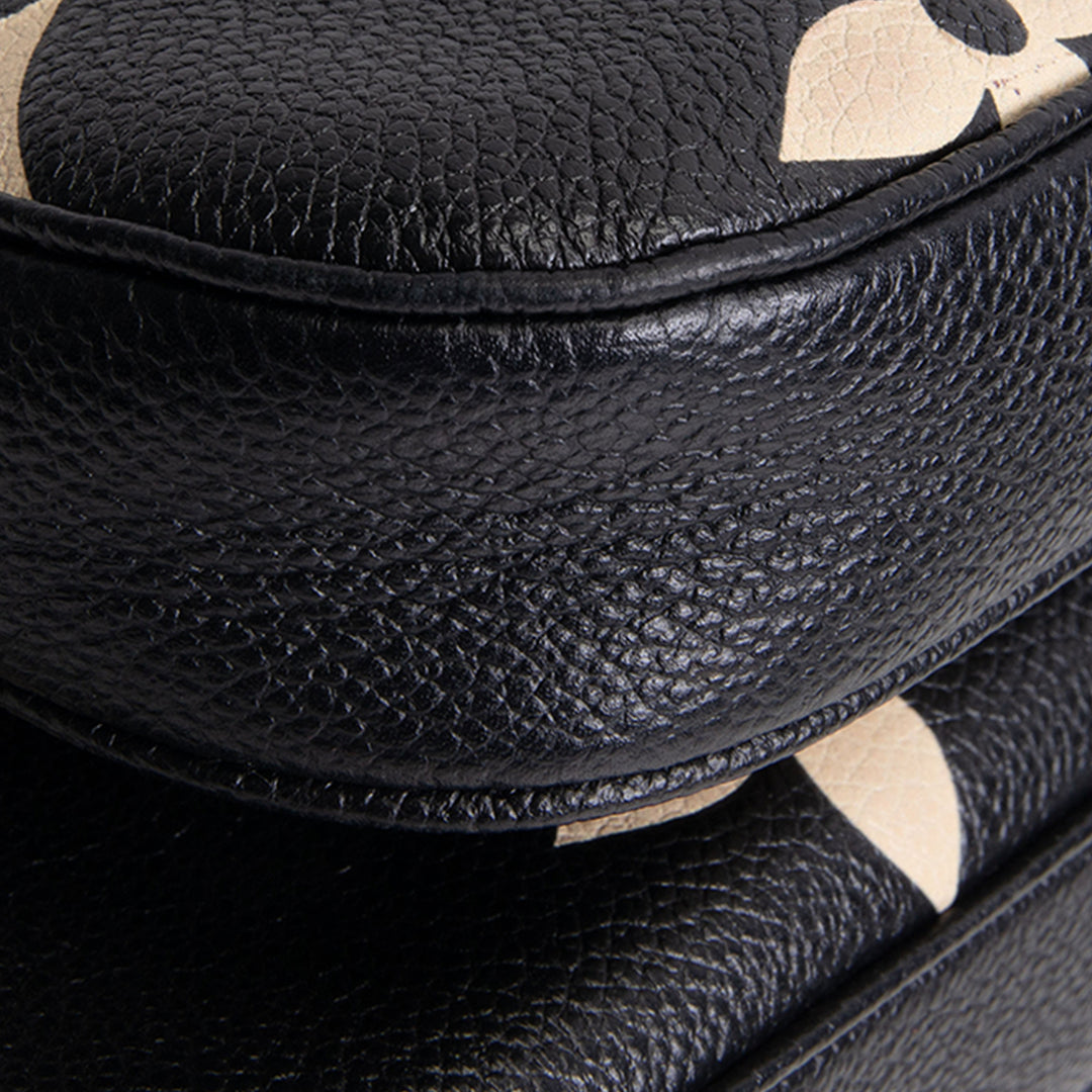 LOUIS VUITTON Monogram Bicolor Empreinte Multi Pochette Accessoires - Black/Cream