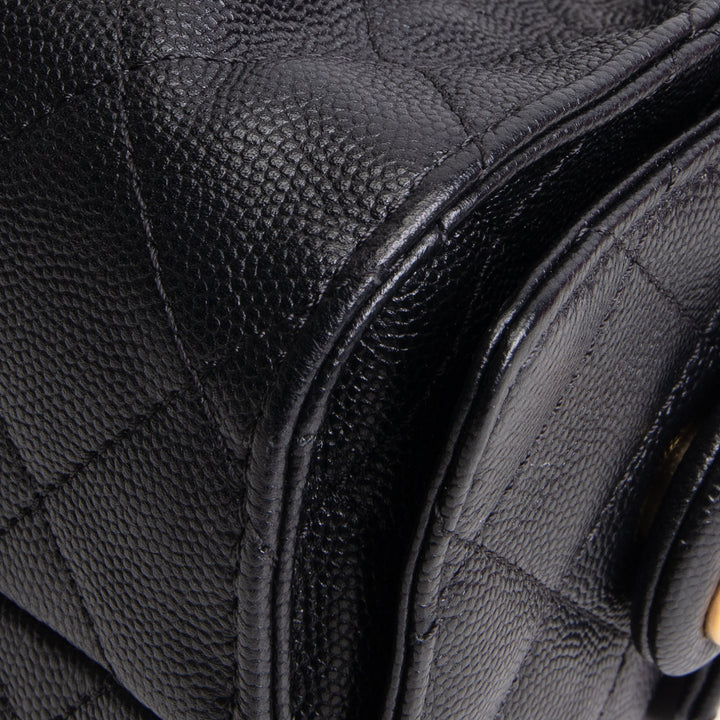 CHANEL Caviar Mini 25 Shoulder Bag - Black