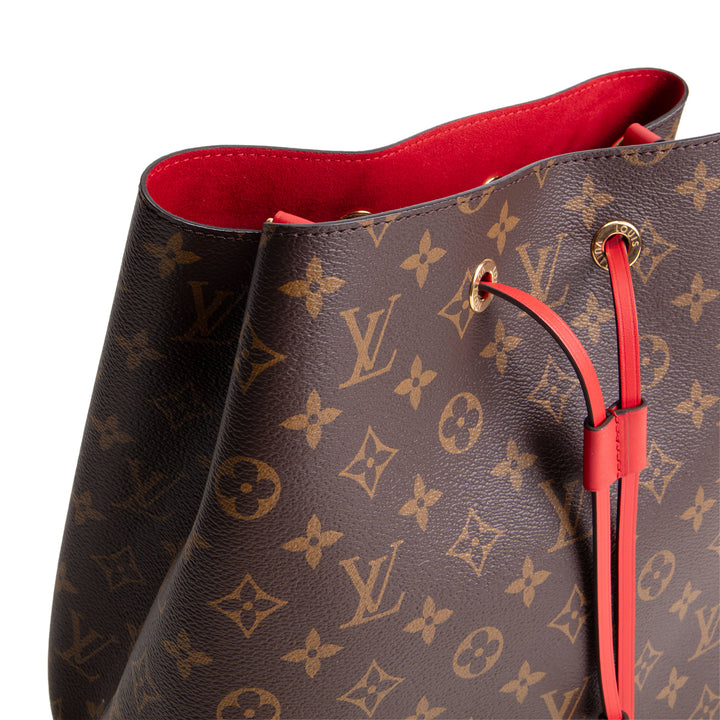 LOUIS VUITTON Monogram Neonoe MM - Coquelicot Red