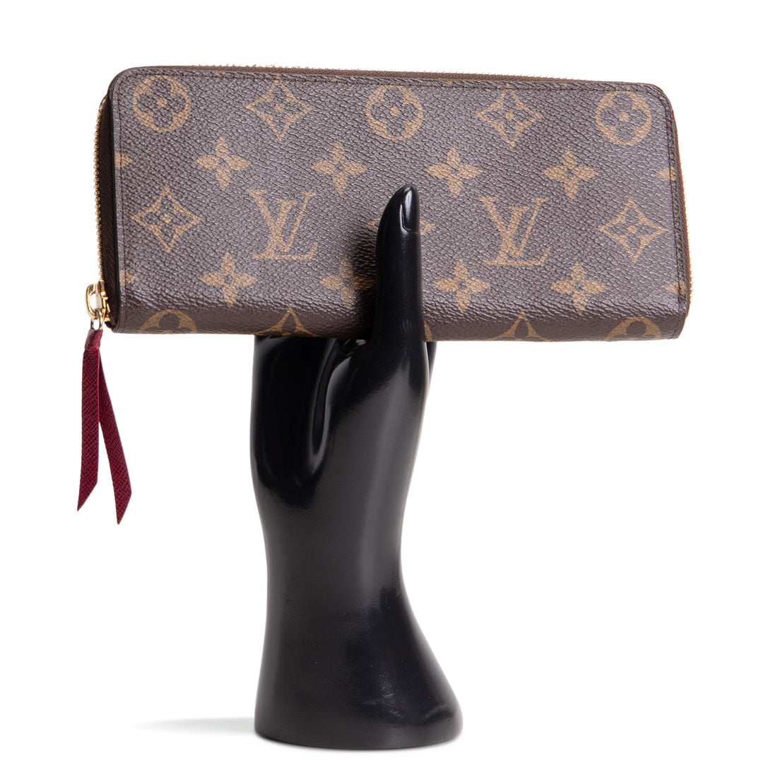 LOUIS VUITTON Monogram Clemence Wallet