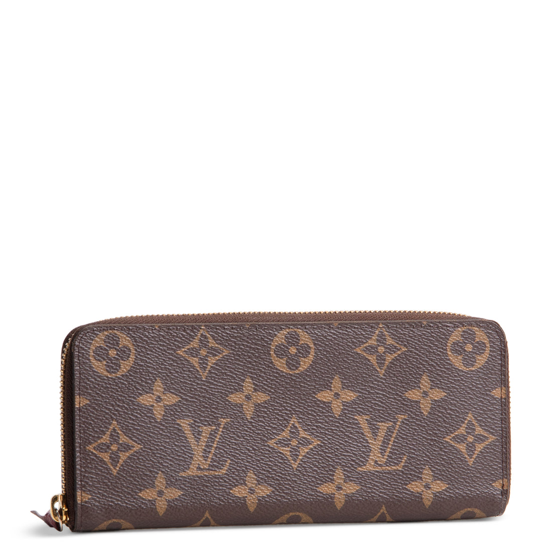 LOUIS VUITTON Monogram Clemence Wallet
