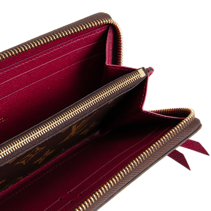 LOUIS VUITTON Monogram Clemence Wallet