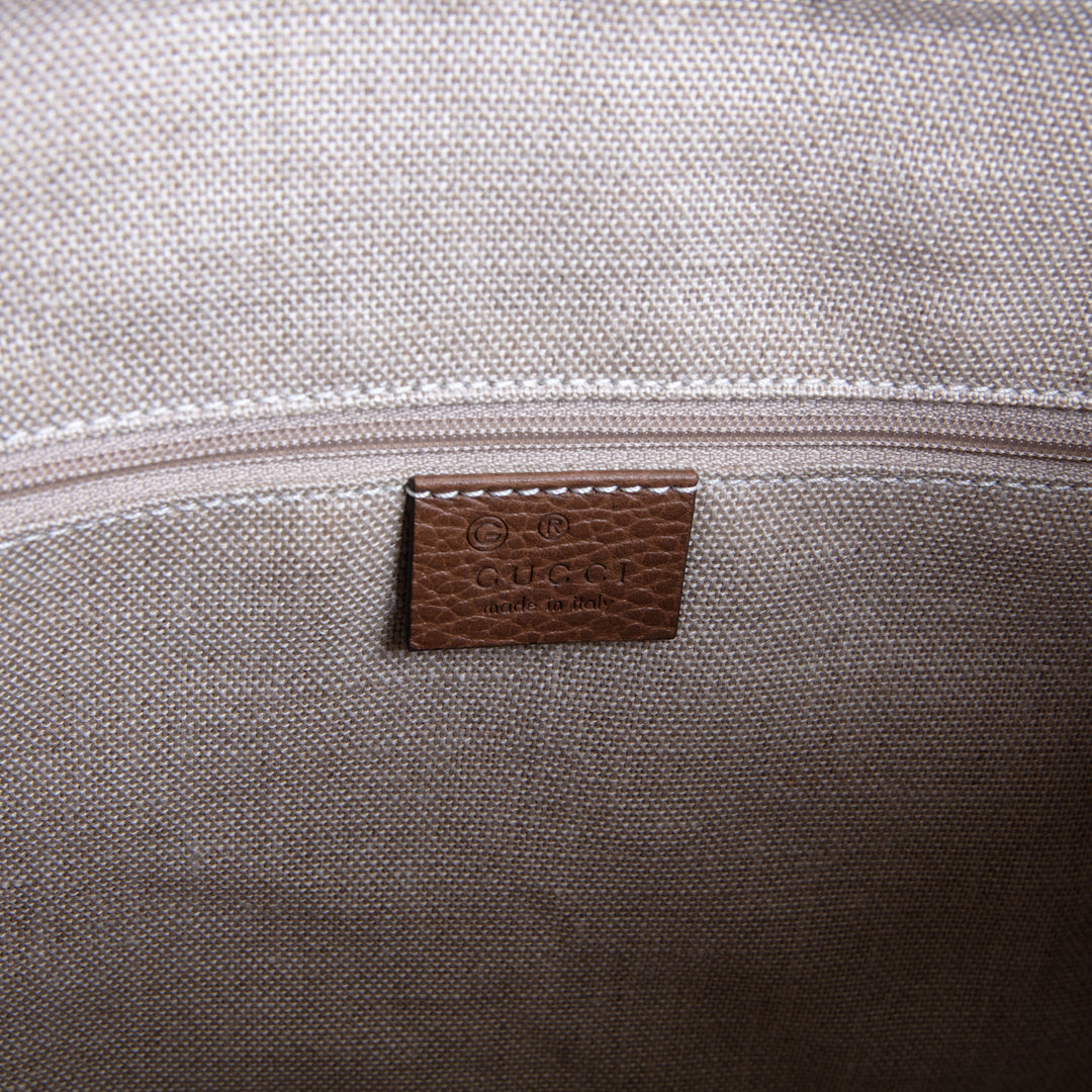 GUCCI GG Canvas Bree Hobo Large