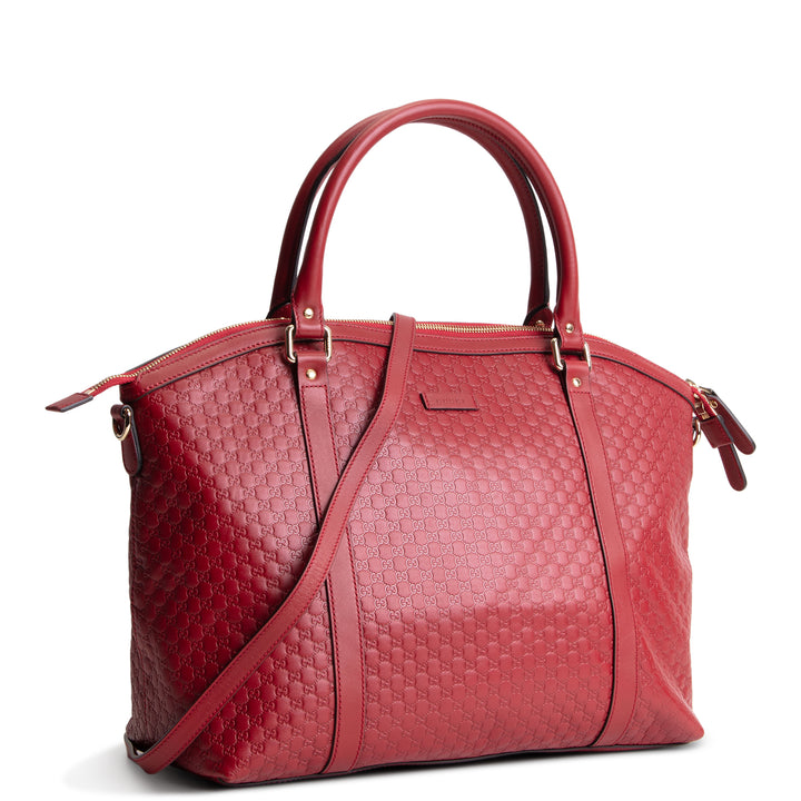 GUCCI Microguccissima Dome Satchel