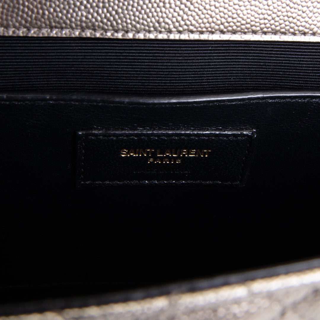 SAINT LAURENT Medium Triquilt Envelope Flap Bag