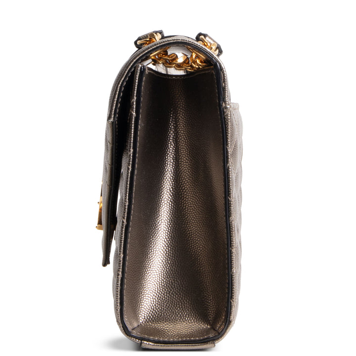 SAINT LAURENT Medium Triquilt Envelope Flap Bag
