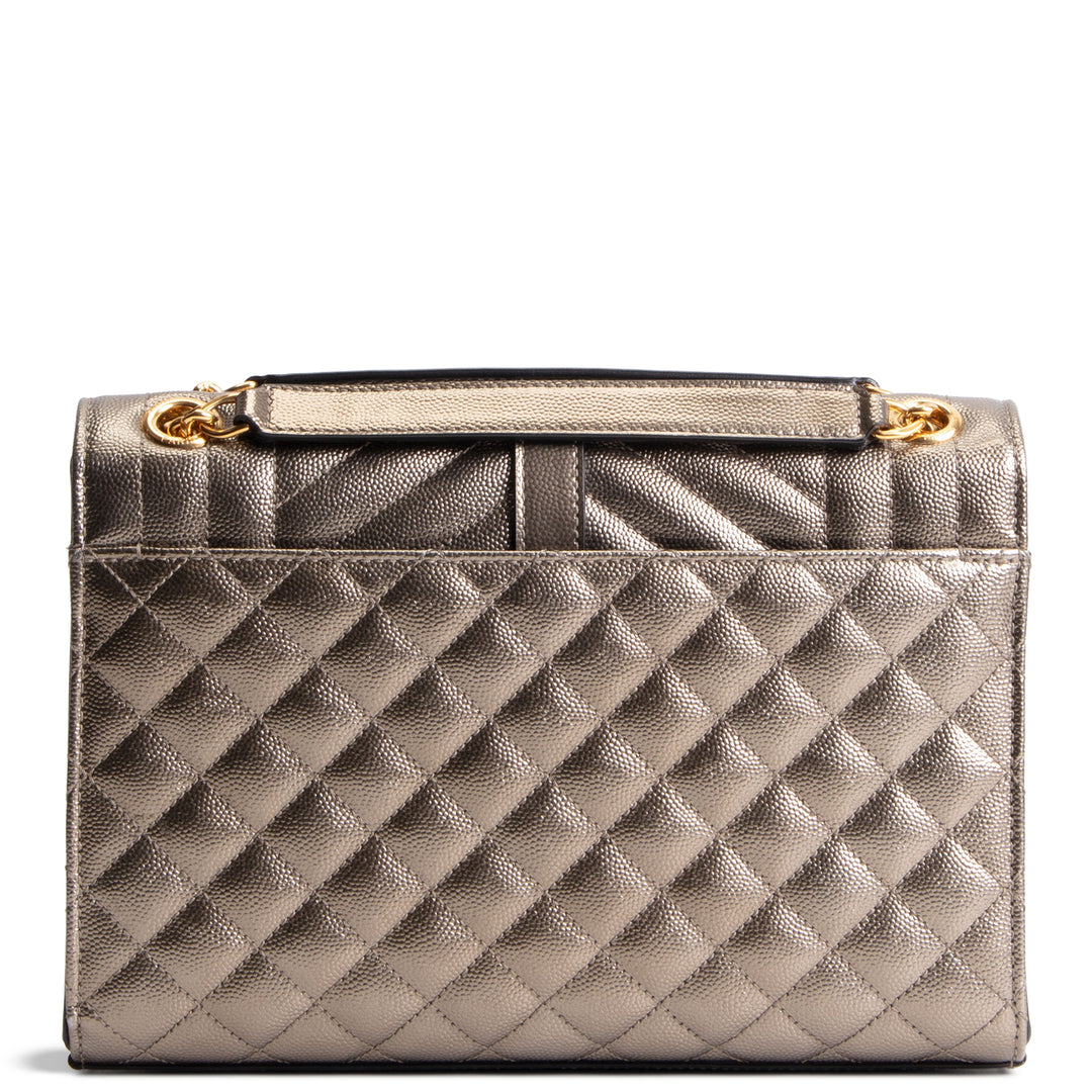 SAINT LAURENT Medium Triquilt Envelope Flap Bag